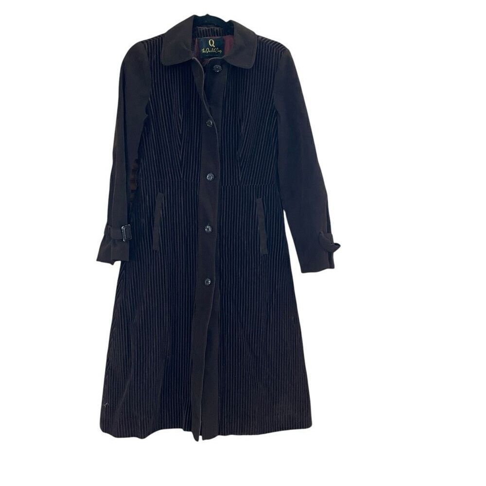 Vintage Velveteen Trench Coat